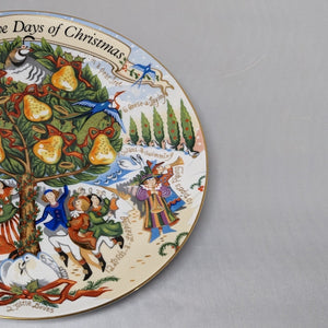 Fitz and Floyd Collector's Series "The Twelve Days of Christmas" Plate, Numbered