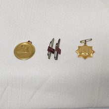 Cargar imagen en el visor de la galería, Set of Vintage Skiing Medal Medallions and Ski Pins
