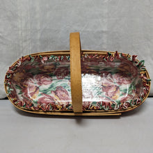 Cargar imagen en el visor de la galería, Longaberger 1995 May Series Tulip Basket with Red Accent Weaving
