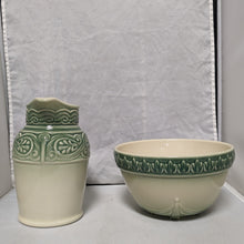 Load image into Gallery viewer, Longaberger American Craft Pottery Pitcher and Bowl
