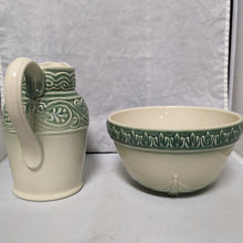 Load image into Gallery viewer, Longaberger American Craft Pottery Pitcher and Bowl
