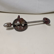 Load image into Gallery viewer, Vintage Eggbeater Hand Crank Drill Woodworking Tool With Side Handle

