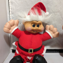 Load image into Gallery viewer, 1991 I.T.B. Christmas Trolls Mr. and Mrs. Claus Plush Troll Dolls

