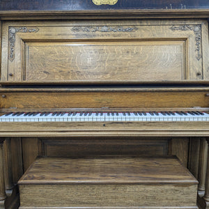 Hamilton 1904 Oak Neo-Classic Upright Piano