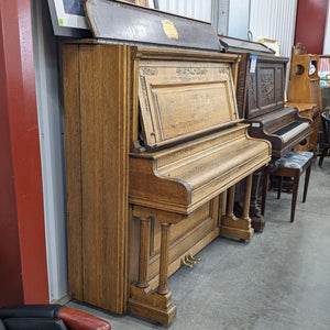 Hamilton 1904 Oak Neo-Classic Upright Piano