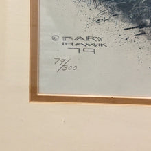 Cargar imagen en el visor de la galería, 1979 &quot;Shortening the Latigo&quot; Lithograph by Gary Hawk, with COA
