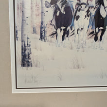 Cargar imagen en el visor de la galería, &quot;Scouting the First Snow&quot; Print by Donald Vann, Signed &amp; Numbered
