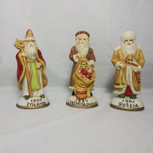 Load image into Gallery viewer, Santa Claus Figurines (3) Poland, Czechoslovakia, Russia
