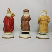 Load image into Gallery viewer, Santa Claus Figurines (3) Poland, Czechoslovakia, Russia
