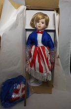 Load image into Gallery viewer, Doll in box with flag
